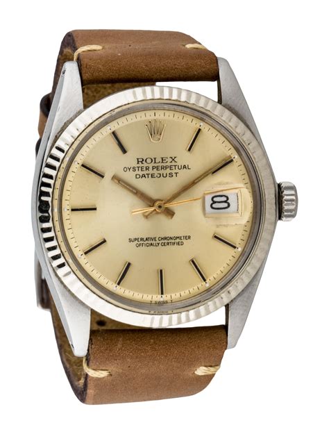 rolex oyster with leather strap|Rolex Oyster strap replacement.